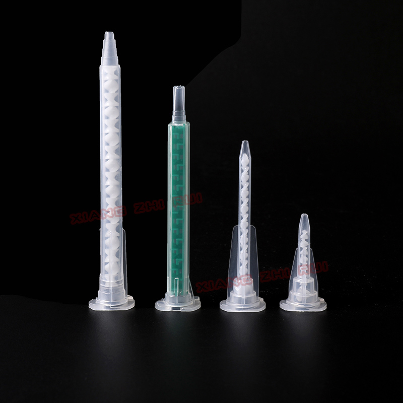Resin Static Mixer MA6-16(Green),MA3.0-17S, Míchání trysek pro duo Pack Epoxies Bayonet Square POM Material Mixeng Tube